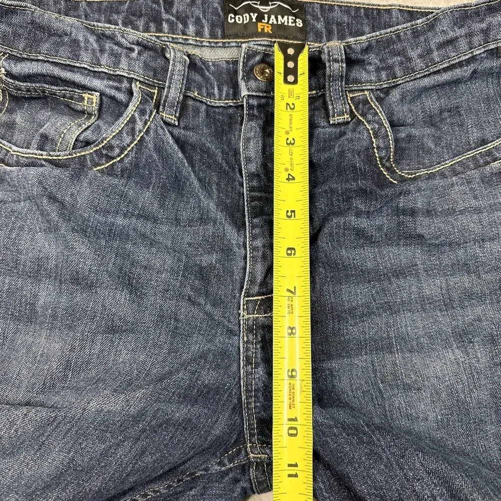 Cody James Fire Resistant FR Bootcut Jeans Men's 34x36 Dark Wash Denim NFPA 2112